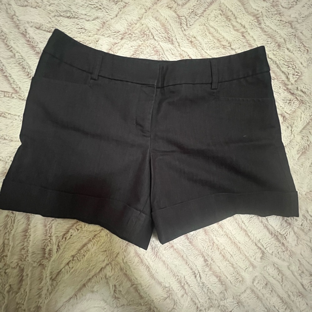 Express Editor Tailored Dark Wash Denim Shorts Size 4